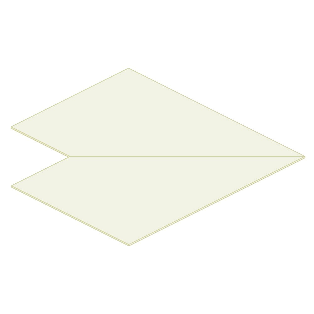 Aluminium Soffit Boards Flat 90 Degree Corner Alumasc Skyline - Pearl White (1013m)