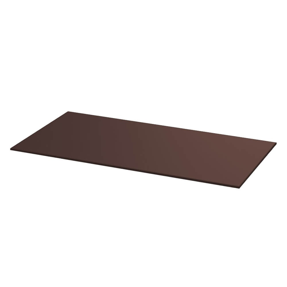 Aluminium Soffit Boards Flat Loose Union Fixing Piece Alumasc Skyline - Chocolate Brown (8017m)