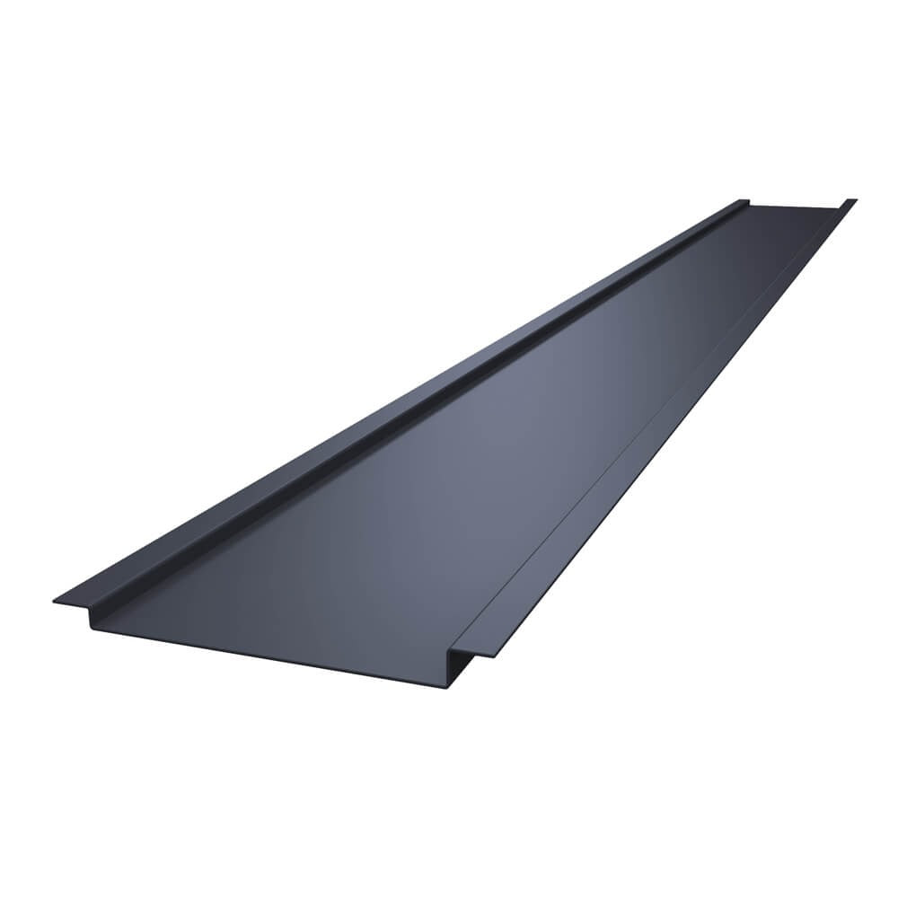 Aluminium Soffit Boards Profiled 3m Length Alumasc Skyline - Slate Grey (7015m)