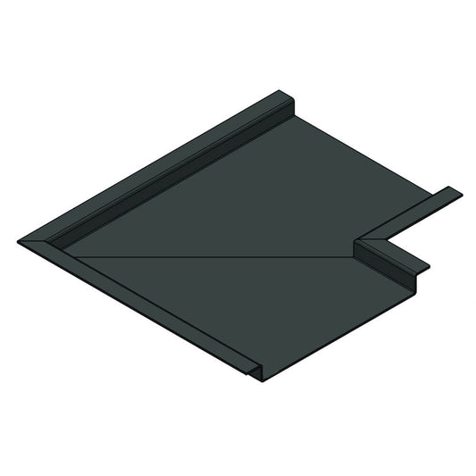 Aluminium Soffit Boards Profiled 90 Degree Corner Alumasc Skyline - Anthracite Grey (7016m)