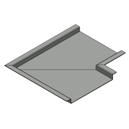 Aluminium Soffit Boards Profiled 90 Degree Corner Alumasc Skyline - Dusty Grey (7037m)