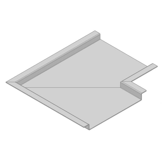 Aluminium Soffit Boards Profiled 90 Degree Corner Alumasc Skyline - Agate Grey (7038m)