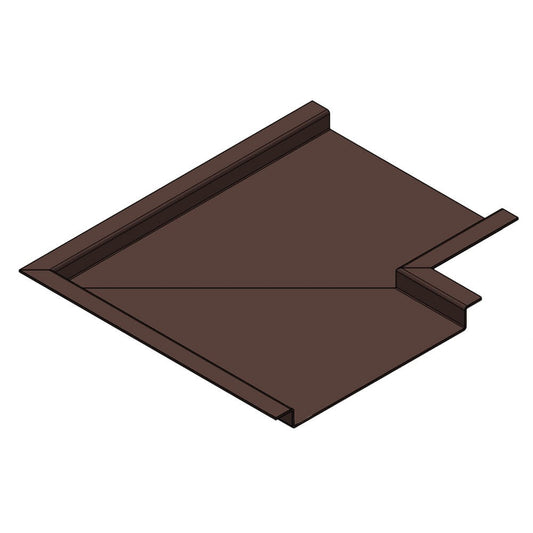 Aluminium Soffit Boards Profiled 90 Degree Corner Alumasc Skyline - Chocolate Brown (8017m)