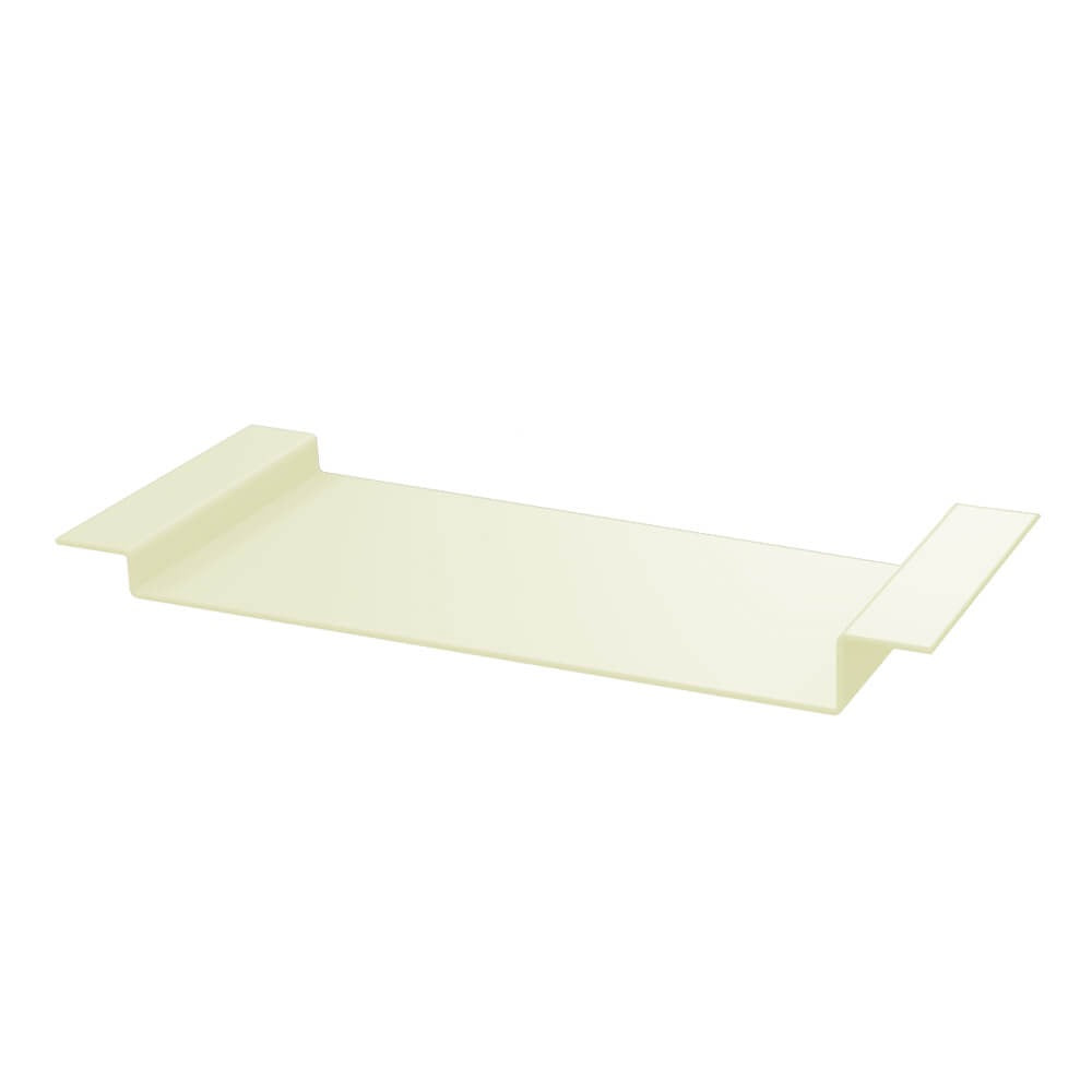 Aluminium Soffit Boards Profiled Loose Union Fixing Piece Alumasc Skyline - Pearl White (1013m)