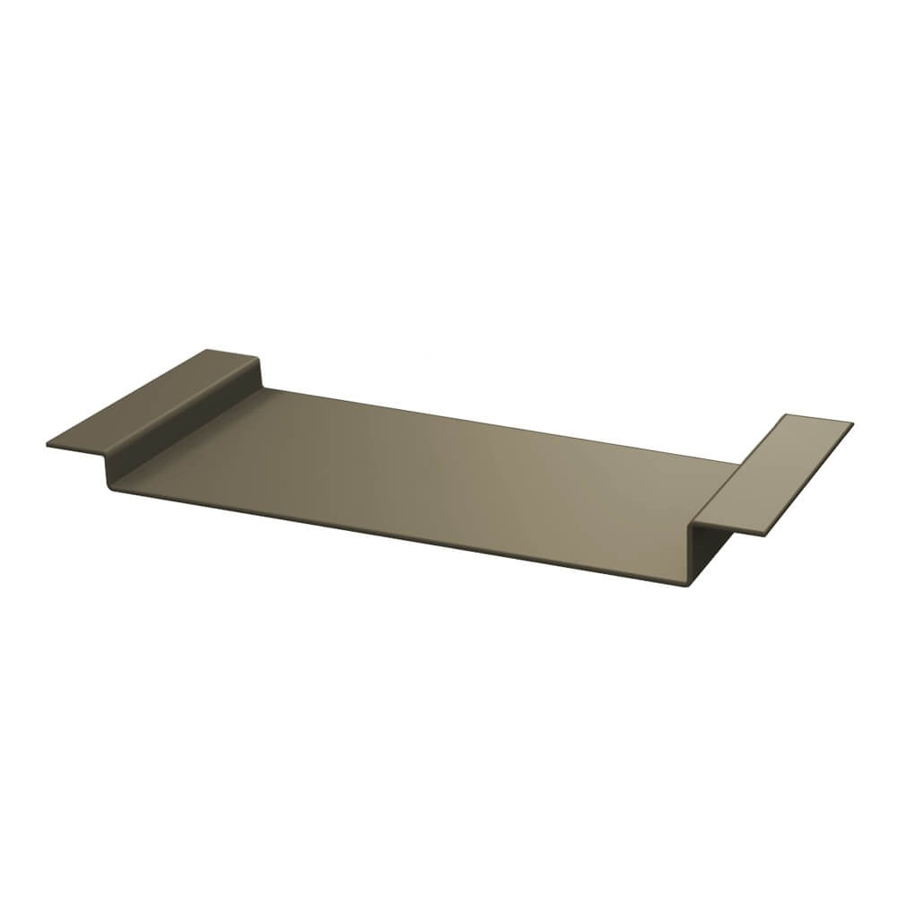 Aluminium Soffit Boards Profiled Loose Union Fixing Piece Alumasc Skyline - Beige Grey (7006m)