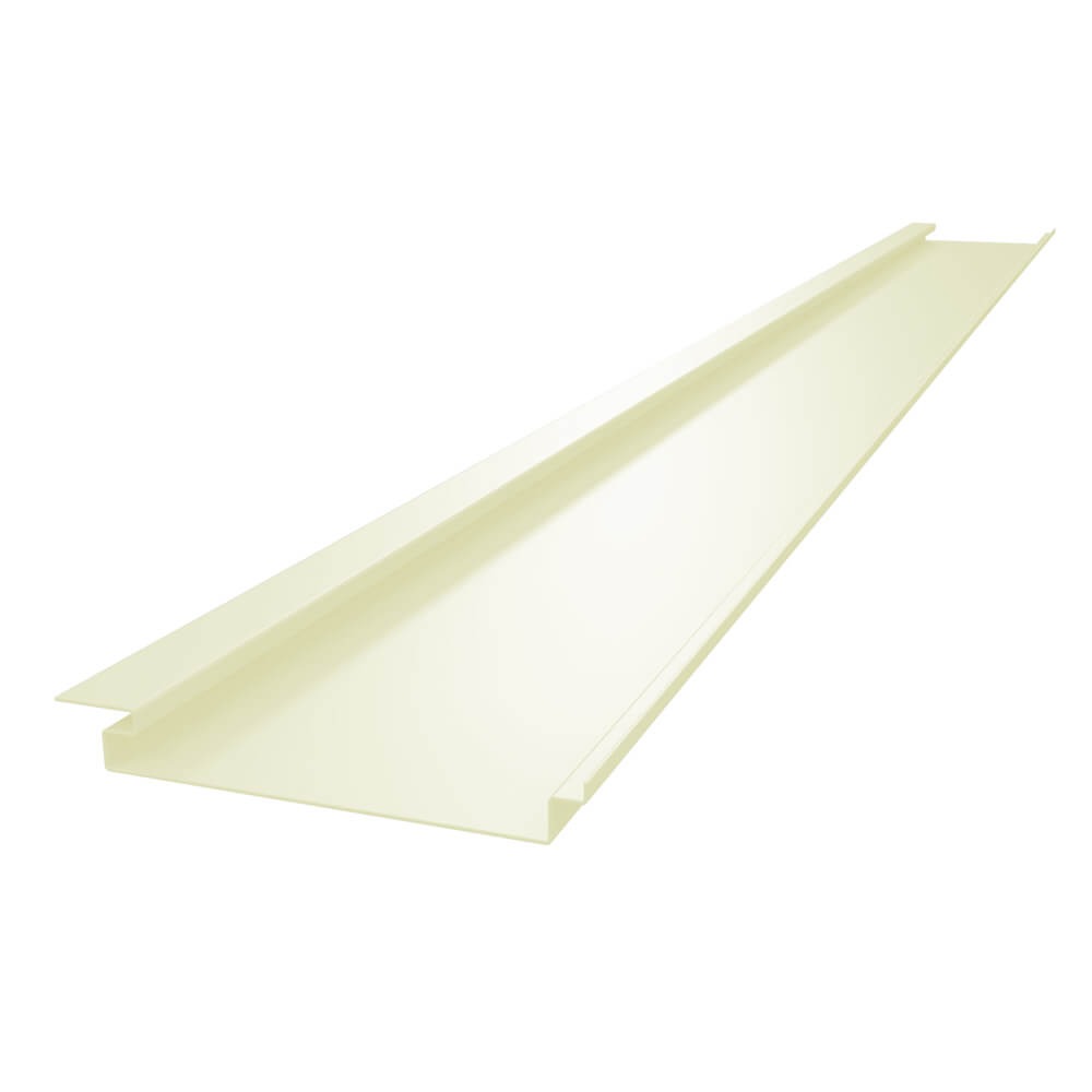 Aluminium Soffit Boards Interlocking 3m Length Alumasc Skyline - Pearl White (1013m)