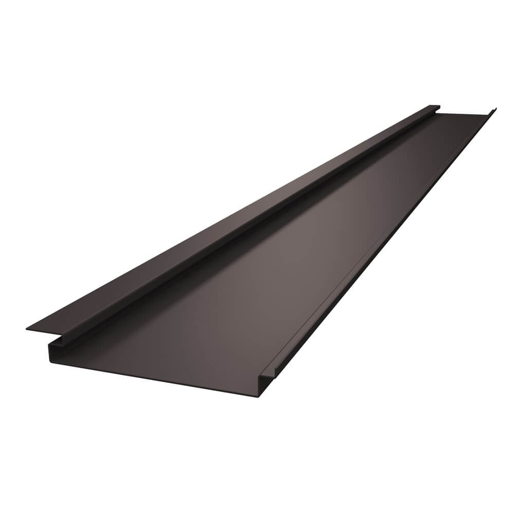 Aluminium Soffit Boards Profiled 3m Length Alumasc Skyline - Grey Brown (8019m)