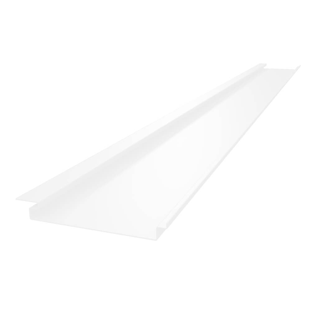 Aluminium Wall Cladding 3m Length Alumasc Skyline - White (9016m)