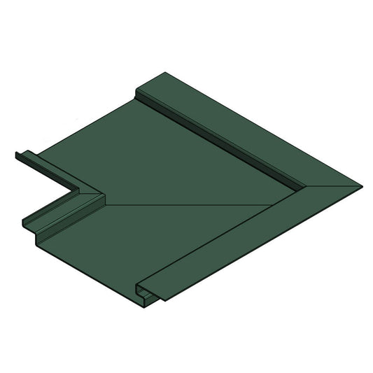 Aluminium Wall Cladding 90 Degree Internal Corner Alumasc Skyline - Moss Green (6005m)