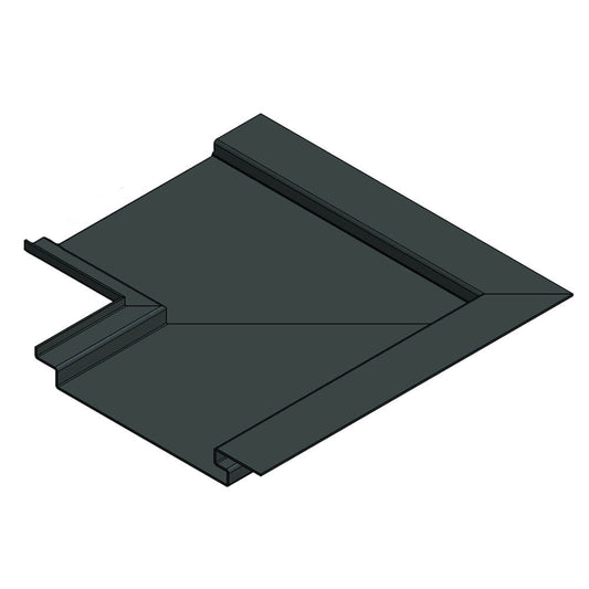 Aluminium Soffit Boards Interlocking 90 Degree Internal Corner Alumasc Skyline - Anthracite Grey (7016m)