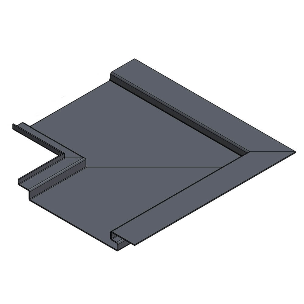 Aluminium Wall Cladding 90 Degree Internal Corner Alumasc Skyline - Graphite Grey (7024m)