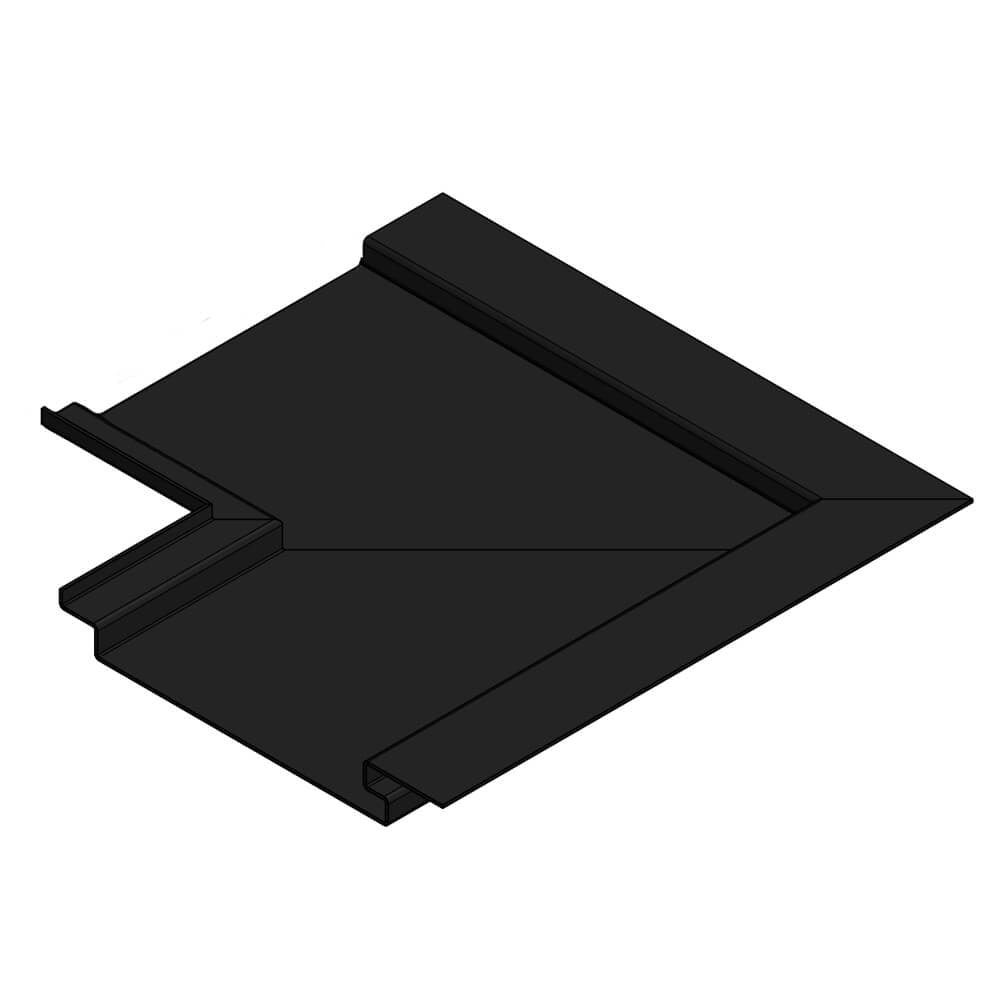 Aluminium Wall Cladding 90 Degree Internal Corner Alumasc Skyline - Black (9017m)