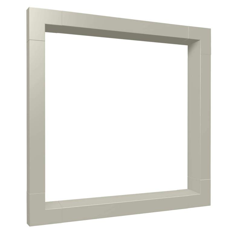 Aluminium Window Surrounds 1200×1200 Square Kit Alumasc Skyline - Slimline