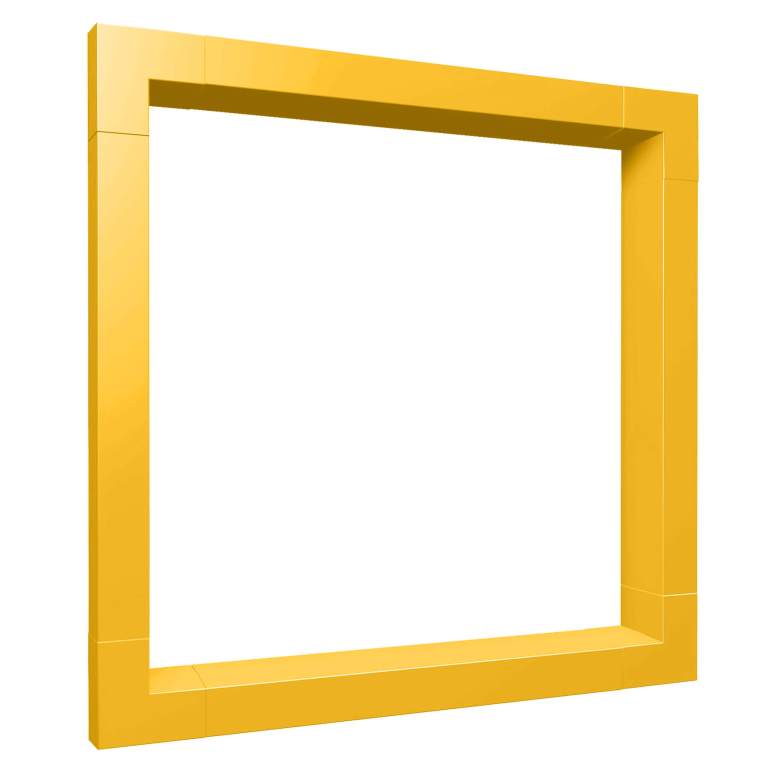 Aluminium Window Surrounds 2200×2200 Square Kit Alumasc Skyline - Slimline