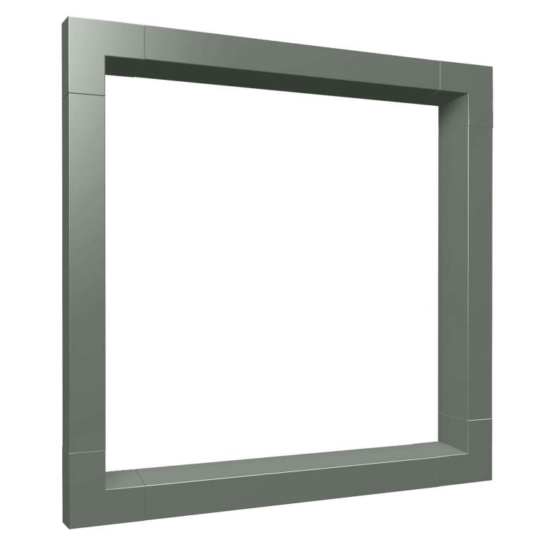 Aluminium Window Surrounds 2200×2200 Square Kit Alumasc Skyline - Slimline