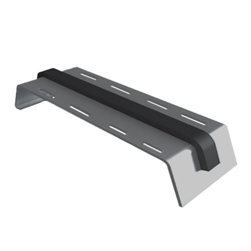 Aluminium Wall Copings Additional Fixing Bracket Alumasc Skyline - Mill (Unfinished)